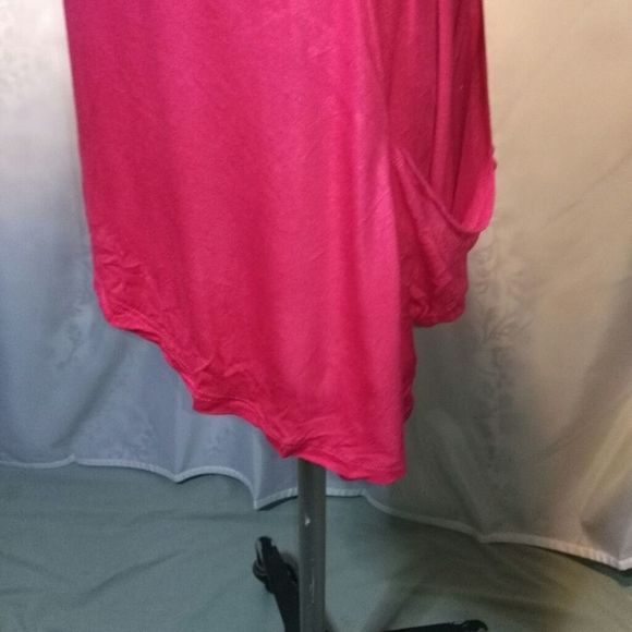 Flowing samon colored wraparound summer sweater - Picture 6 of 11